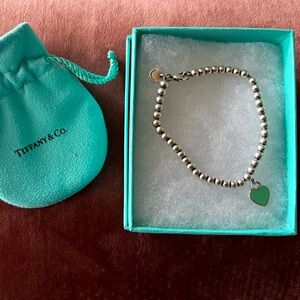 Tiffany Blue® Heart Tag Bead Bracelet in Silver, 4 mm